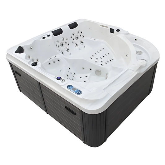 Royal Ceto 7-Person Hot Tub – 119-Jet Outdoor Spa with Auto Refill & Dual #304 Stainless Steel Tanks, 2300×2100×1150 mm