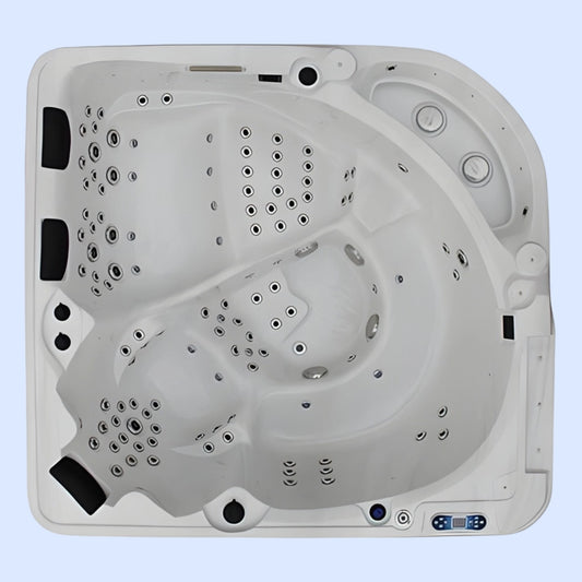 Royal Ceto 7-Person Hot Tub – 119-Jet Outdoor Spa with Auto Refill & Dual #304 Stainless Steel Tanks, 2300×2100×1150 mm