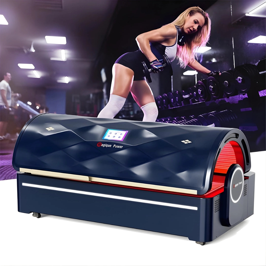 Magic Power Full-Body Red & NIR Light Therapy Bed 2025, 6000W, 129 mW/cm², 5 Wavelengths (633/660/810/850/940 nm)