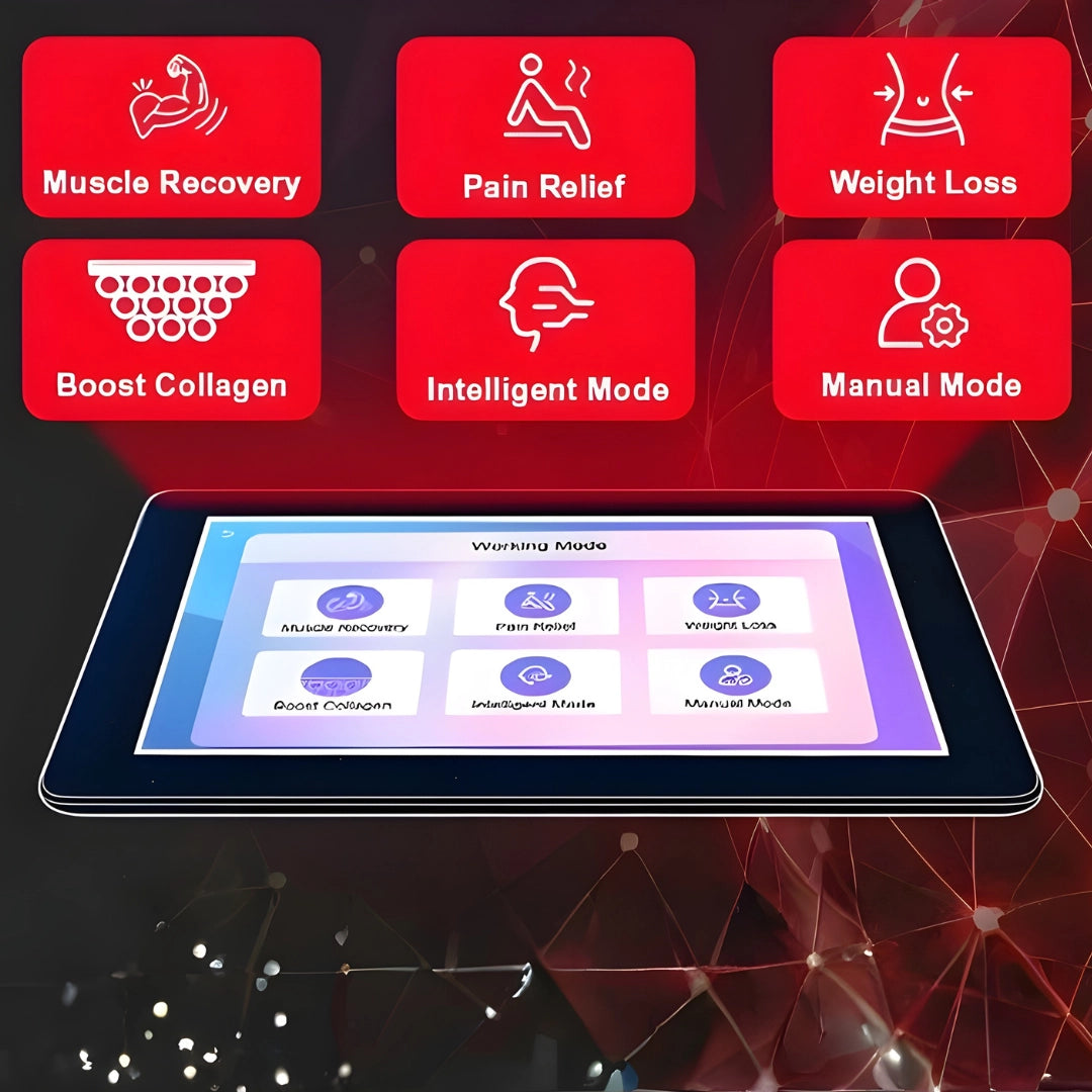 Magic Power Full-Body Red & NIR Light Therapy Bed 2025, 6000W, 129 mW/cm², 5 Wavelengths (633/660/810/850/940 nm)