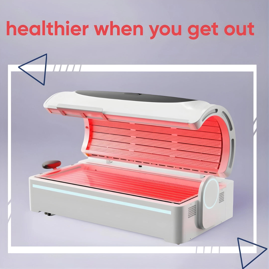 Magic Power Red Light Therapy Bed, Medical‑Grade Full Body Infrared/NIR LED, 129 mW/cm², 633–940 nm