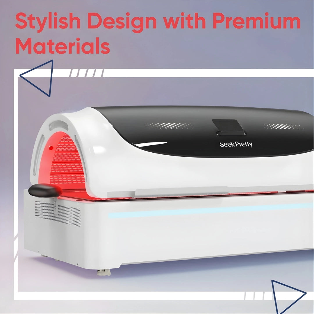 Magic Power Red Light Therapy Bed, Medical‑Grade Full Body Infrared/NIR LED, 129 mW/cm², 633–940 nm