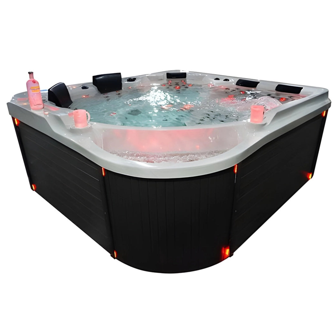 Royal Ceto 7-Person Hot Tub – 119-Jet Outdoor Spa with Auto Refill & Dual #304 Stainless Steel Tanks, 2300×2100×1150 mm
