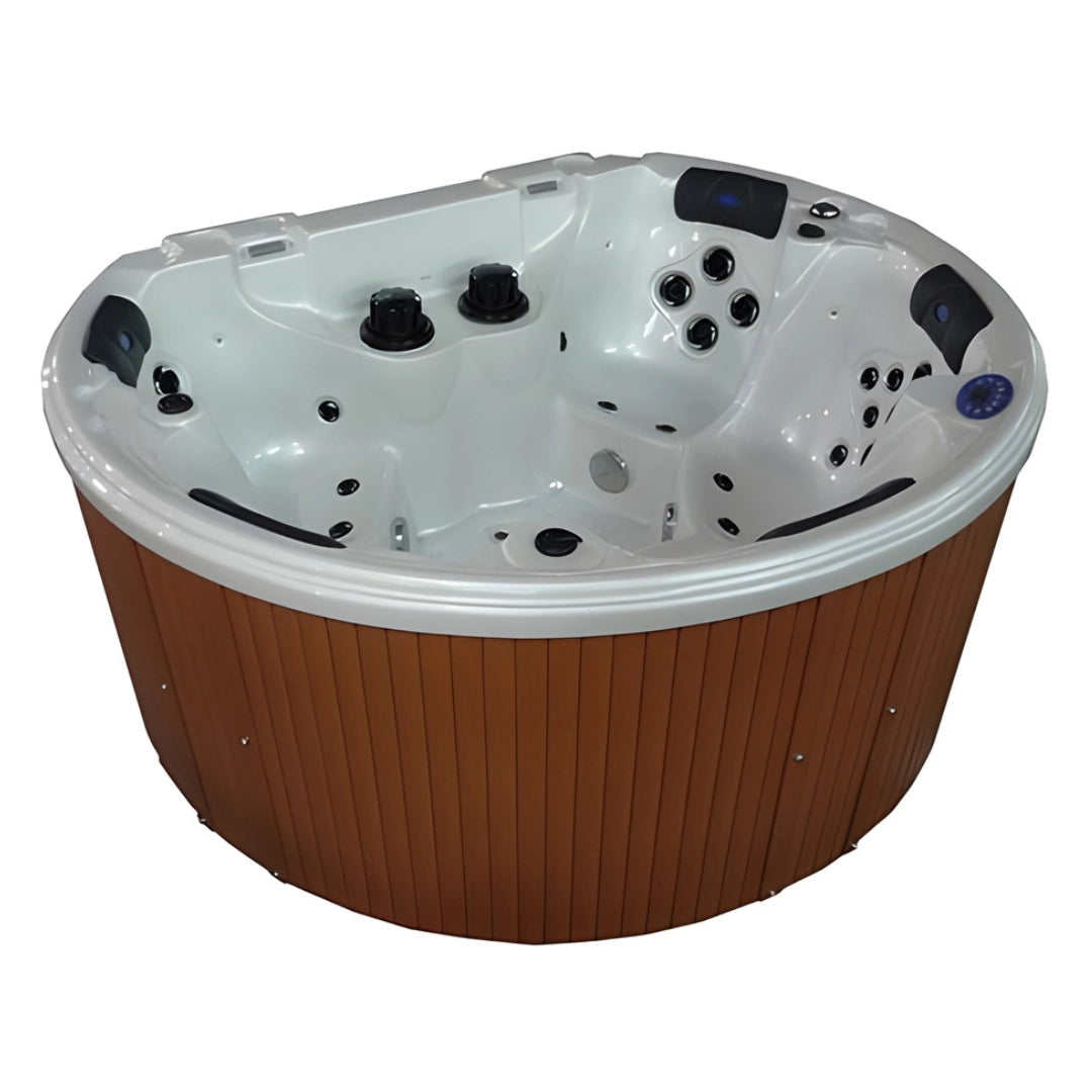Royal Juno 5-Person Hot Tub – 54-Jet Outdoor Spa, 2150×1850×930 mm with Hydrotherapy Massage System
