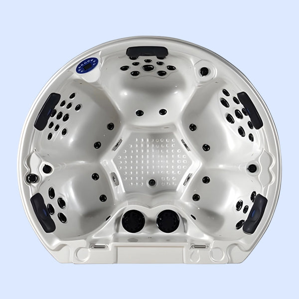 Royal Juno 5-Person Hot Tub – 54-Jet Outdoor Spa, 2150×1850×930 mm with Hydrotherapy Massage System