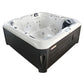 Royal Manto 5-Person Hot Tub – 52-Jet Outdoor Spa with 18 LED Lights, Acrylic Corner Design, 2200×2200×950mm