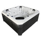 Royal Manto 5-Person Hot Tub – 52-Jet Outdoor Spa with 18 LED Lights, Acrylic Corner Design, 2200×2200×950mm