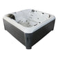 Royal Manto 5-Person Hot Tub – 52-Jet Outdoor Spa with 18 LED Lights, Acrylic Corner Design, 2200×2200×950mm