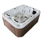 Royal Gaea 3-Person Hot Tub – 58-Jet Spa with Air Bubble Massage System & LED Lights, 2100×1700×920 mm
