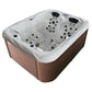 Royal Gaea 3-Person Hot Tub – 58-Jet Spa with Air Bubble Massage System & LED Lights, 2100×1700×920 mm