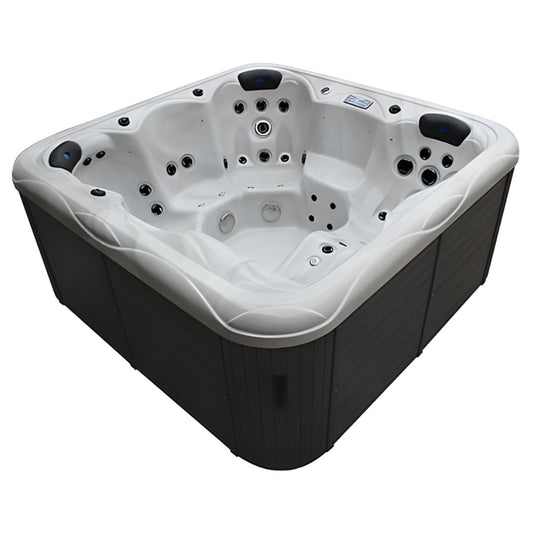 Royal Spa Herme 6-Person Hot Tub – 66-Jet Outdoor Spa with Balboa Intelligent Control System, 2150×2150×960 mm