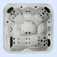 Royal Spa Herme 6-Person Hot Tub – 66-Jet Outdoor Spa with Balboa Intelligent Control System, 2150×2150×960 mm